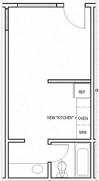 Floor plan Studio