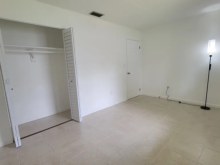 First bedroom closet