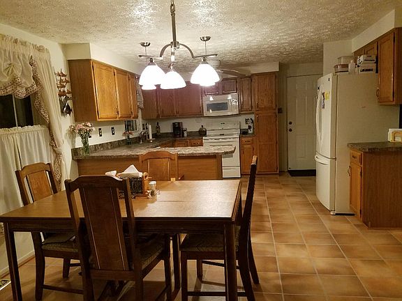 kitchen and dining area