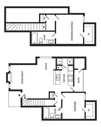 Floor plan Maverick Townhome