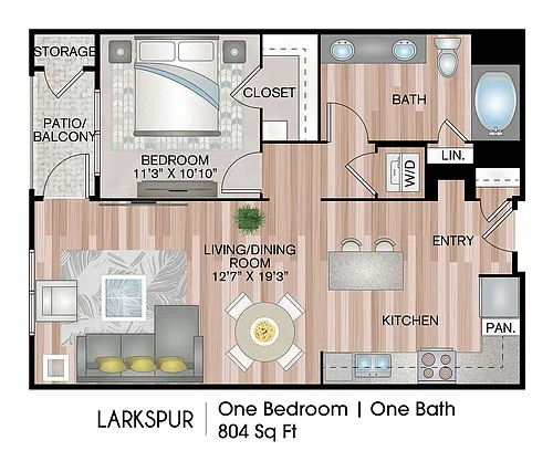 Floor plan Larkspur