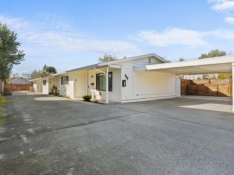 Triplex & Carport Parking. Unit C is the furthest back.