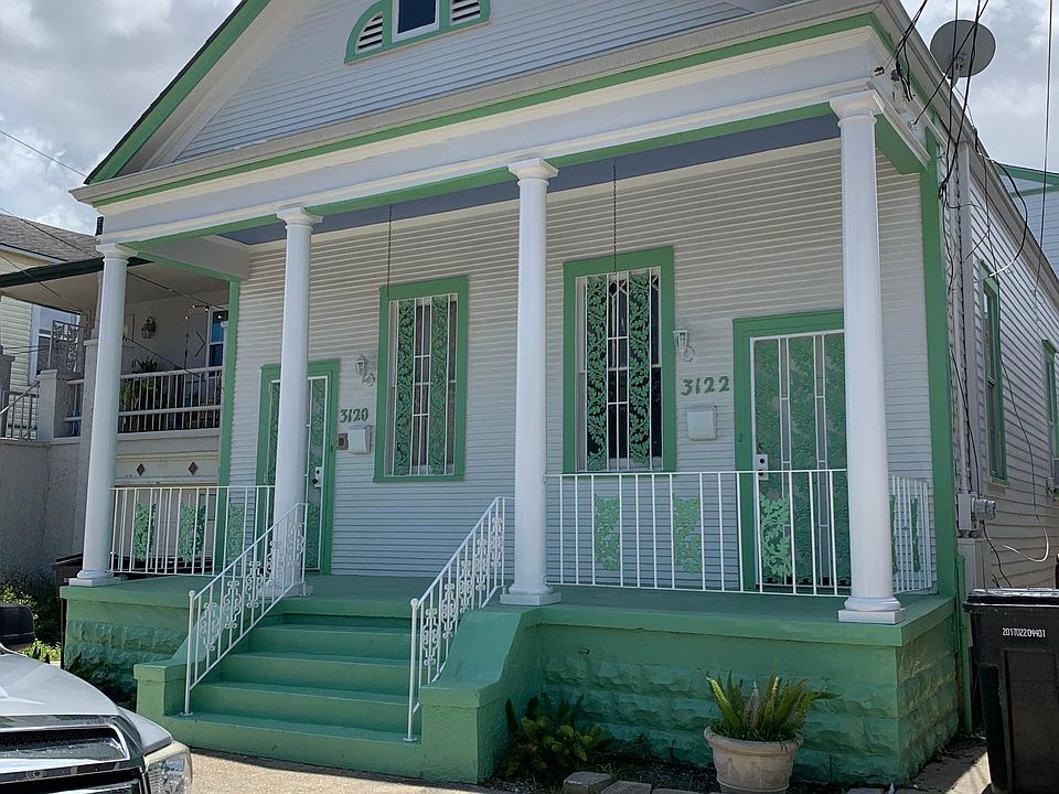 Front of house. Unit is on the left.