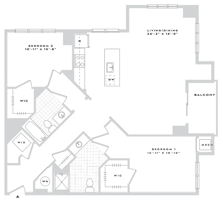 Floor plan B2-B10