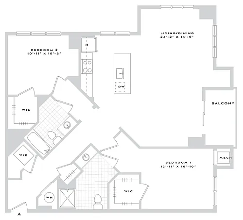 Floor plan B2-B10