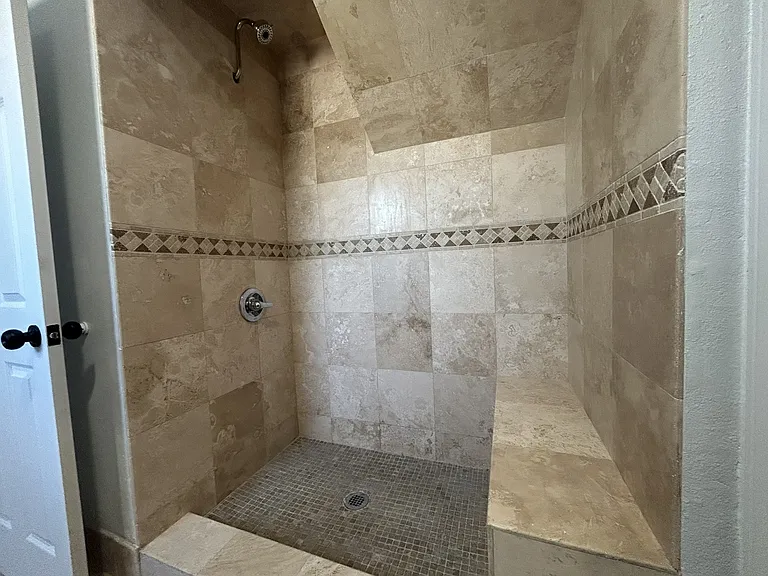 Downstairs shower