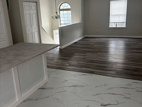 Open kitchen and family room
