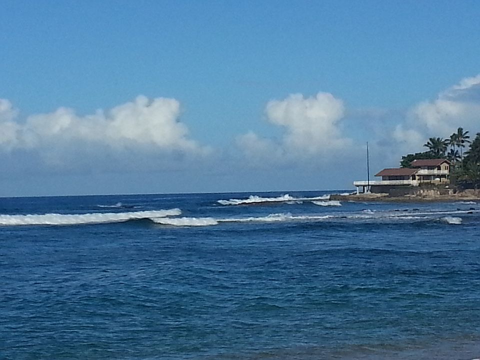 View of Famous Makaha Beach Surf 