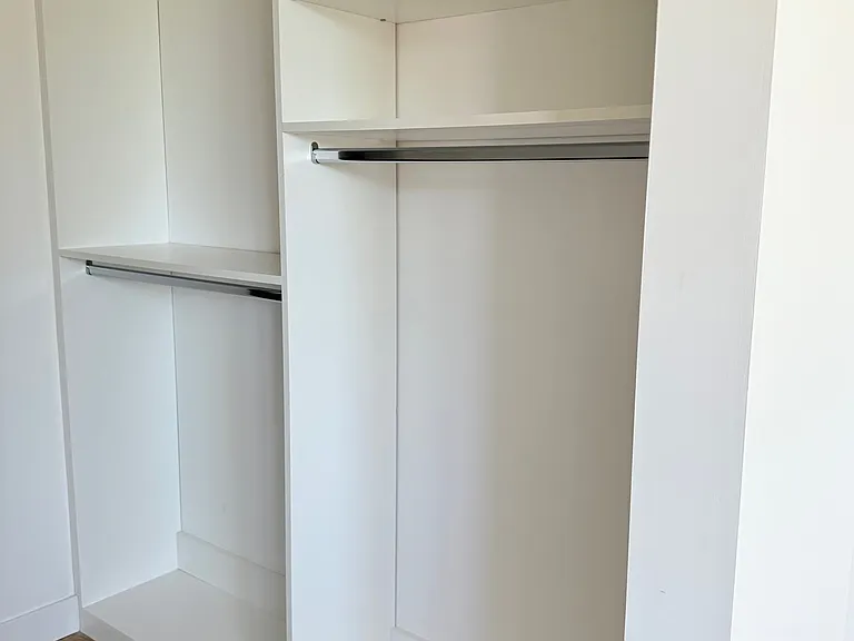 Walk-in Closets with Custom Built Shelving