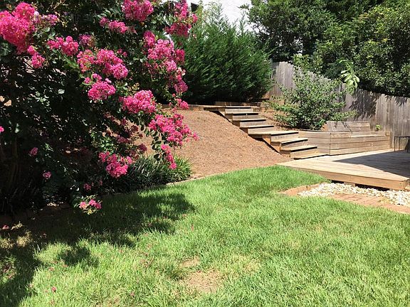Newly sodded yard in 2016