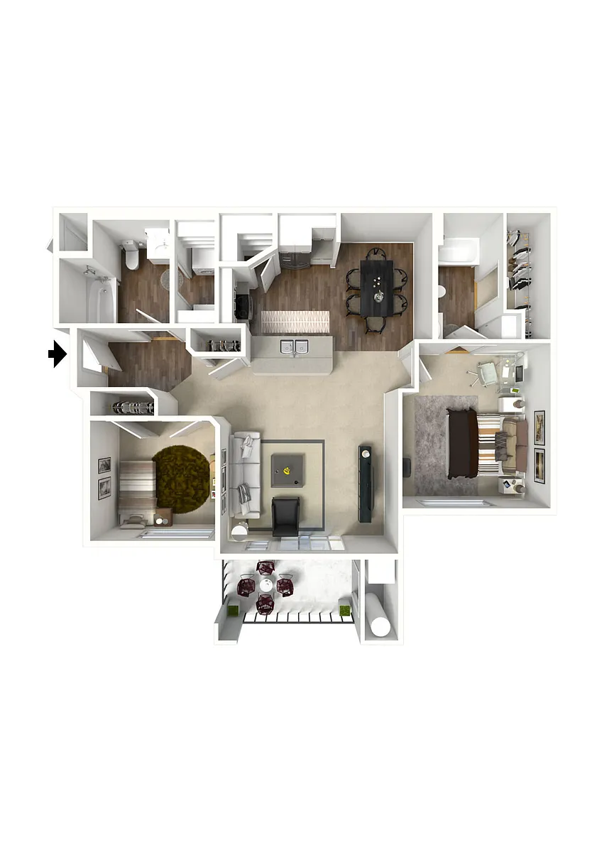 Floor plan Brigadier 1.3