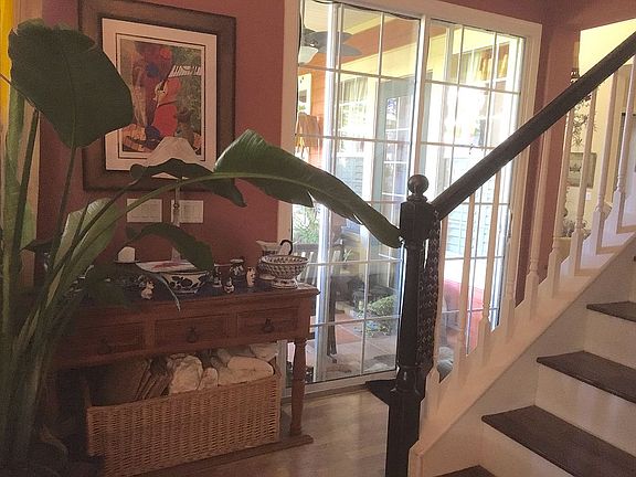 Rear staircase/Family Room