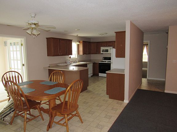 dining area and kitchen
