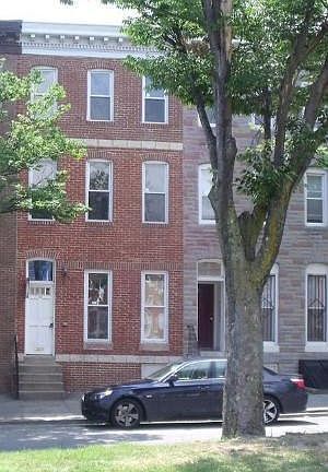 Beautiful restored brick, facing the park.