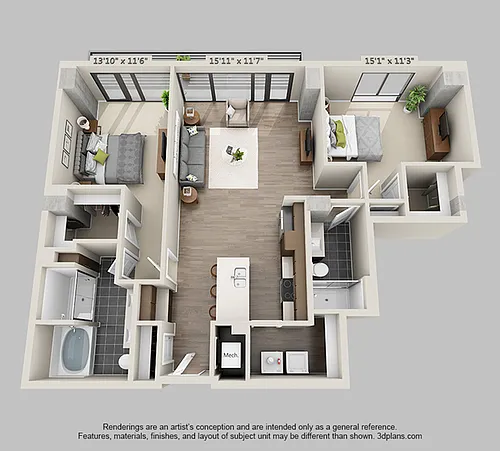 Floor plan B2G