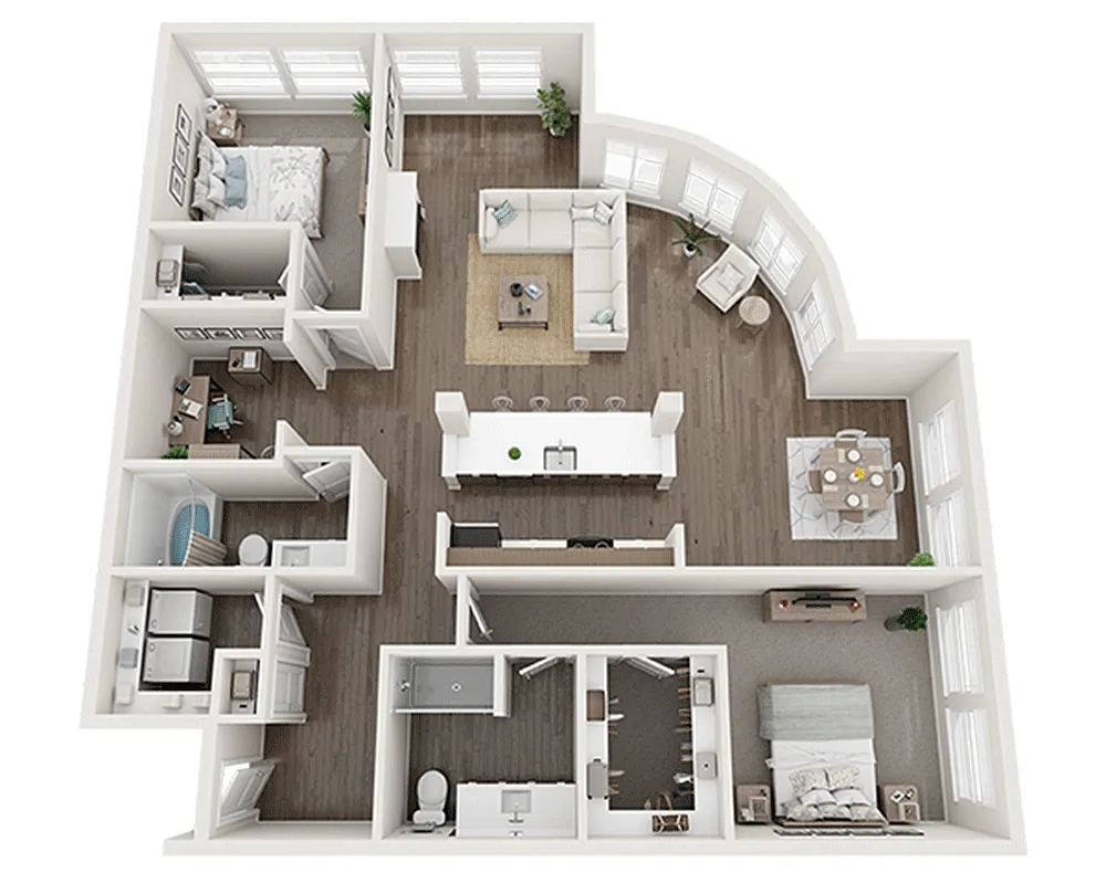Floor plan B2ZD