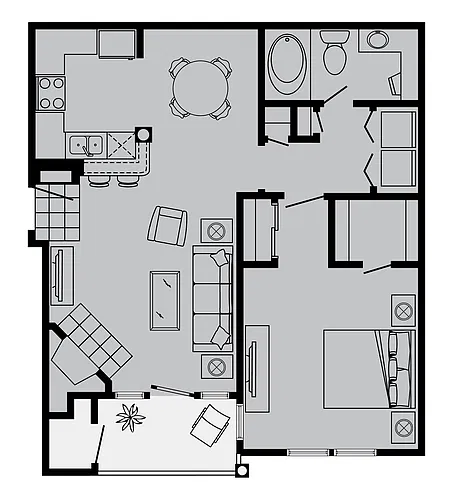 Floor plan B