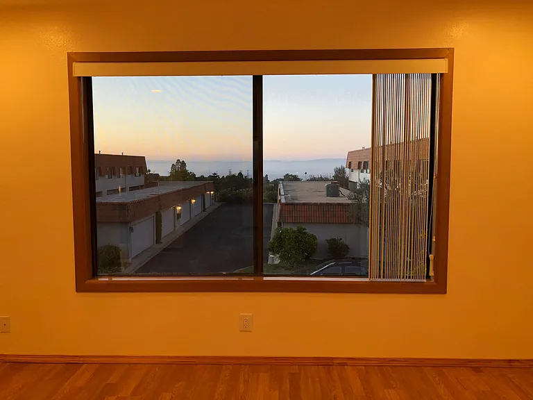sunset views from master bedroom