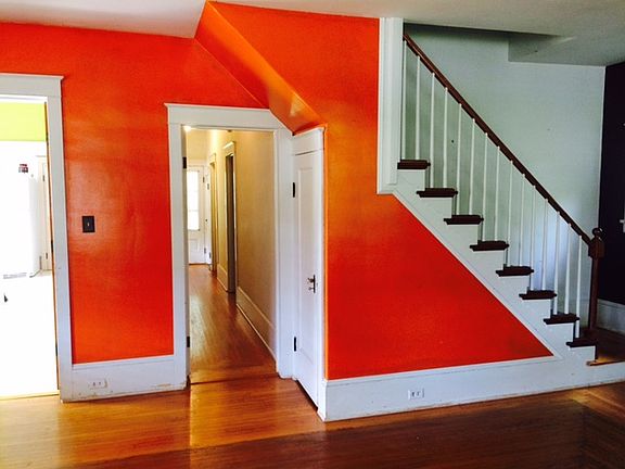 open floor plan and stairs