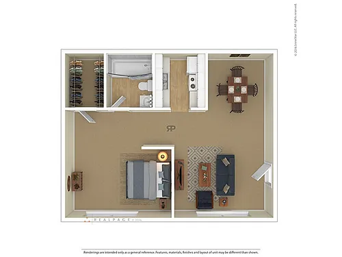 Floor plan 1x1s