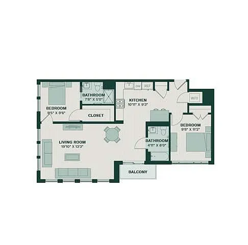 Floor plan B8