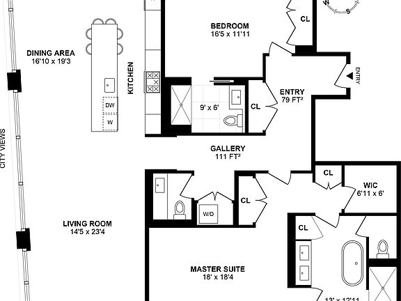 2nd image of 215 Chrystie St #27W