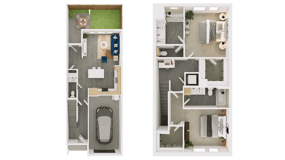 Floor plan B3 - Duet