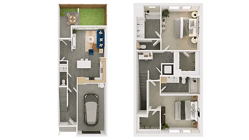 Floor plan B4 - Townhome