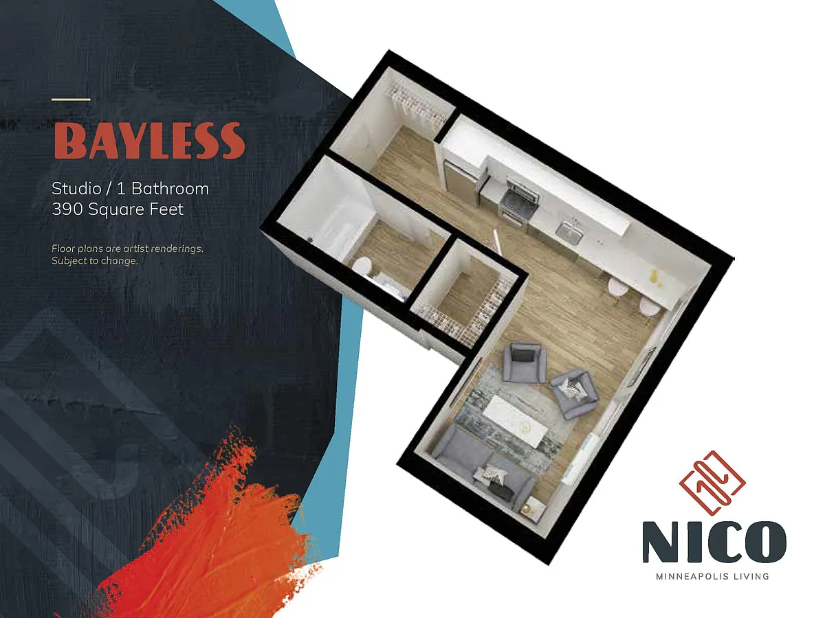 Floor plan Bayless