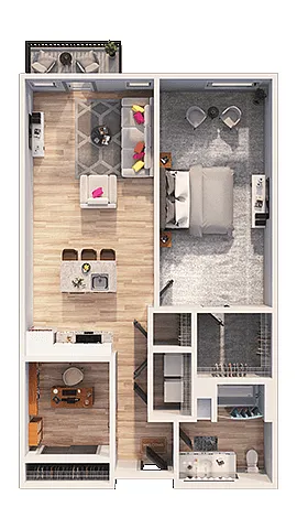 Floor plan A141D