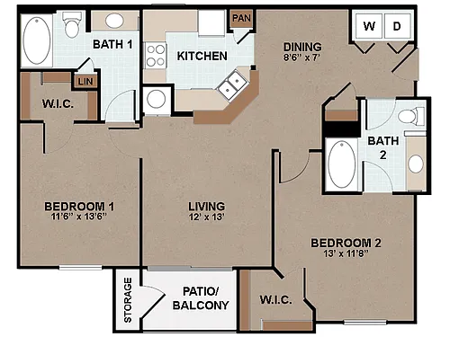 Floor plan B1