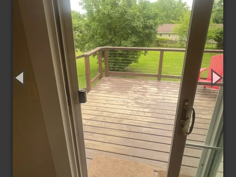 Deck from kitchen