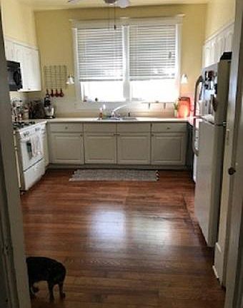 Kitchen. The pantry door is barely visible on the right.