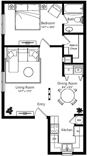 Floor plan Iris Classic
