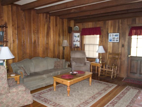 Family Rm w/ walnut paneling