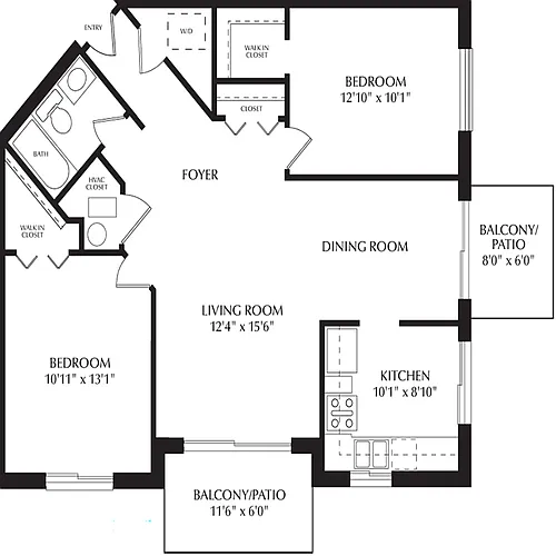 Floor plan Willow