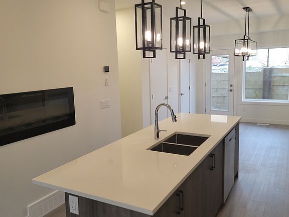 Island with Fireplace