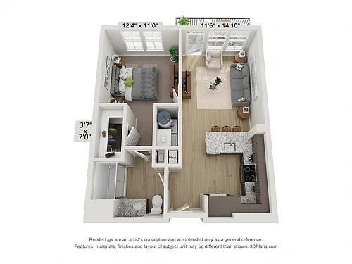 Floor plan A1 - Amber
