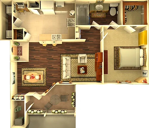 Floor plan The Creekbend