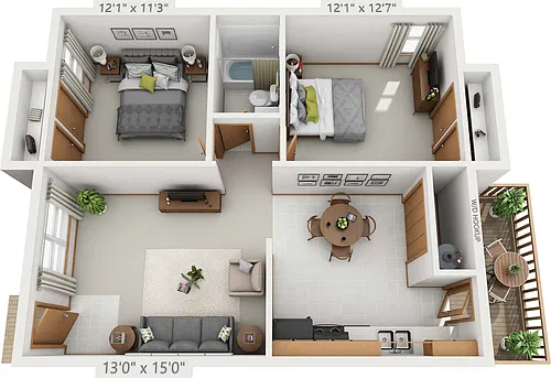 Floor plan Caldwell