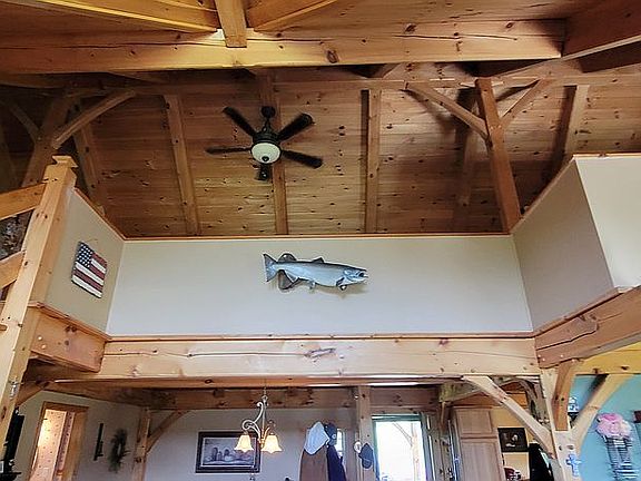 Looking up at the catwalk 