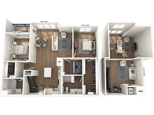 Floor plan B05-D-L-Base Collection
