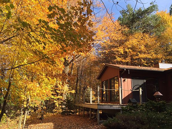 Front deck in fall