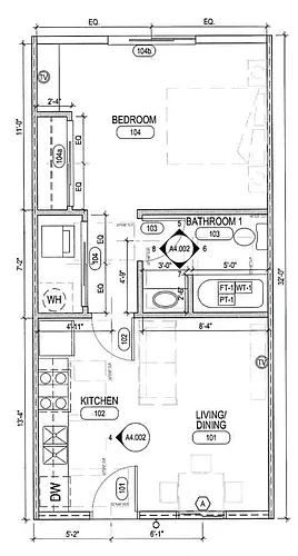 Floor plan One Bedroom