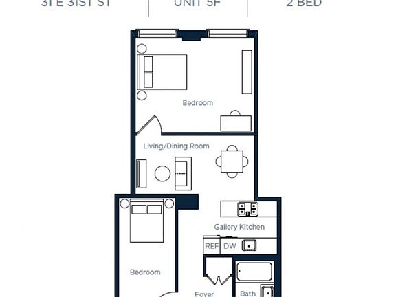 2nd image of 31 E 31st St #5F