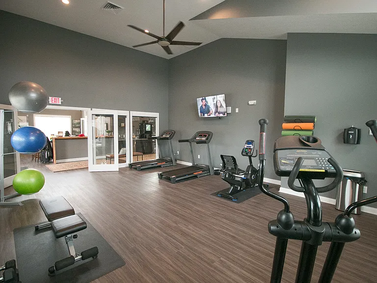 24-hour fitness center