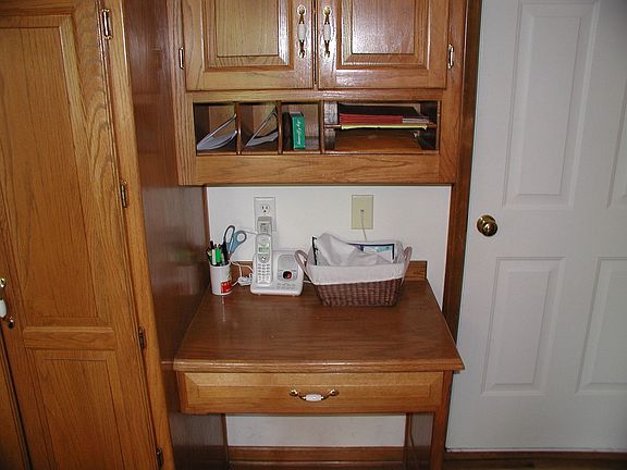 Built in Desk and Pantry