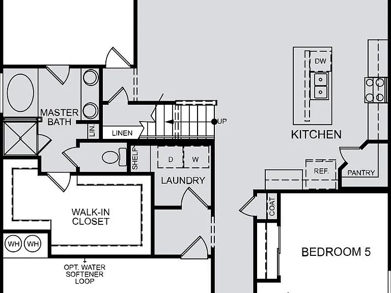 Floor plan - Main level