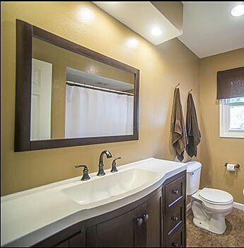 Remodeled full bathroom