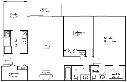 Floor plan Hickory